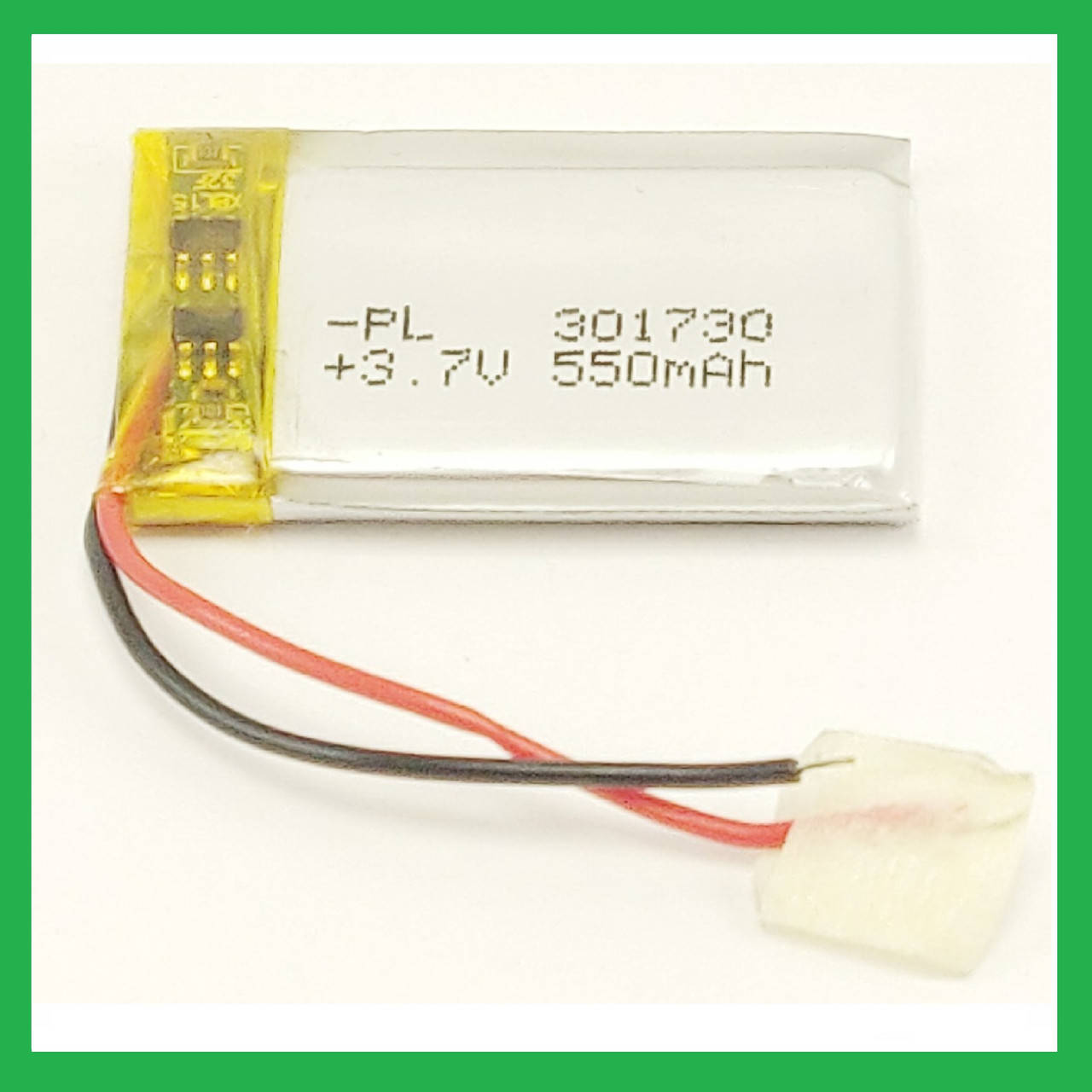 

Литий-полимерный аккумулятор Li-pol 301730, 550mAh 3.7V 1 шт.