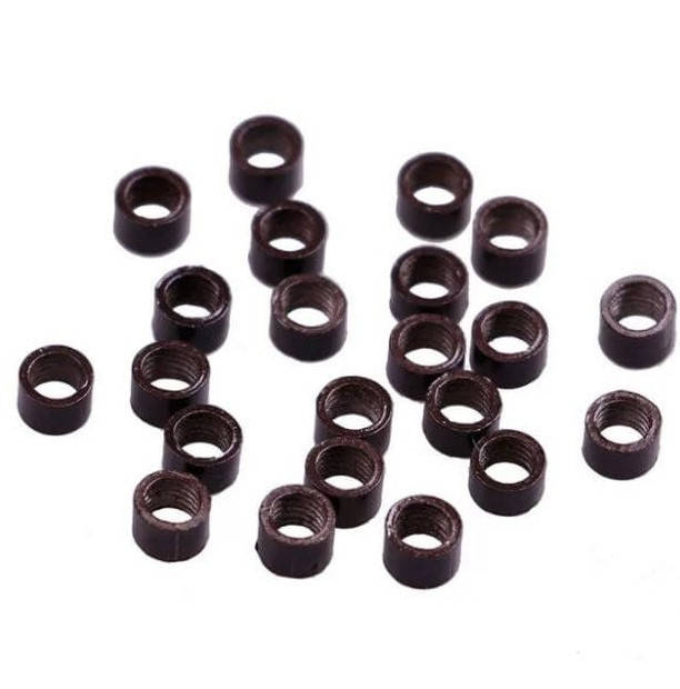 

Микрокольца для холодного наращивания 1000 шт, коричневые