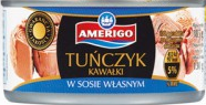 

Тунец Amerigo в собственном соку 185г Польша