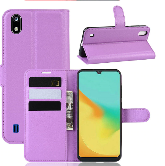 

Чехол книжка Lichee для ZTE BLADE A7 (9 цветов) фиолетовый