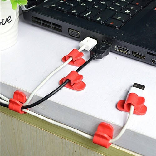 

Держатель для проводов STENSON 10 х 14.5 мм 6 шт (R29580), Белый