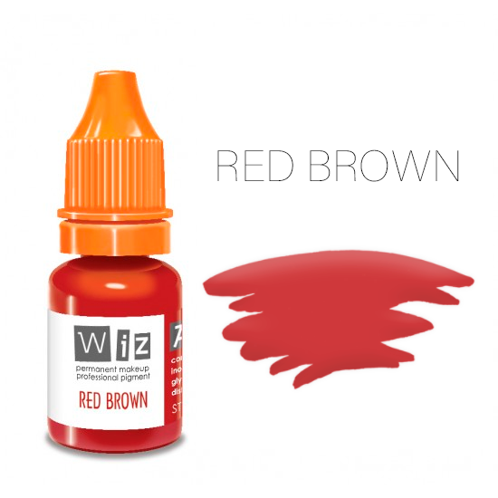 

ПИГМЕНТ WIZART STRONG RED BROWN 5 МЛ. ДЛЯ ТАТУАЖА И ПЕРМАНЕНТНОГО МАКИЯЖА