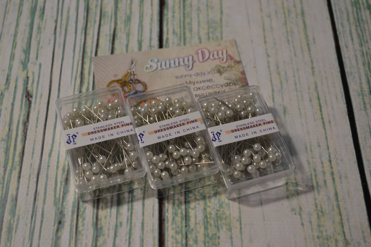 

Портновский пин (булавки портновские), цвет - белый