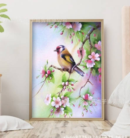 

Алмазная мозаика "Абрикос в цвету", картина стразами. Блестящая. 30*40 см