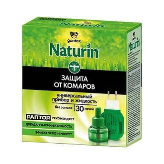 

Набор от комаров жидкость + фумигатор Gardex Naturine 20 мл (30 ночей)