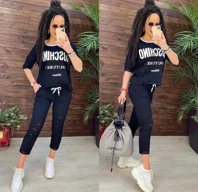 

Стильный женский костюм Кофта+Бриджи Ткань Трикотаж 52 размер, Темно-синий