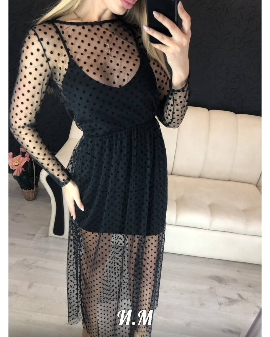 

Стильное платье двойка на лето