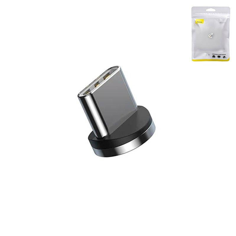 

Адаптер Baseus Zinc Magnetic Safe, магнітний, USB тип-C, 3 A, #CATXC-R01