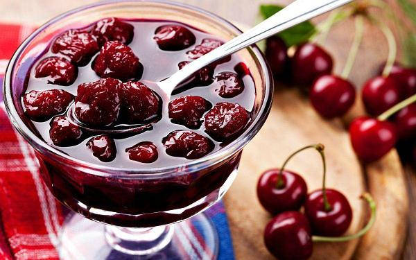 

Варенье из черешни красной домашнее в банке 0,5 л