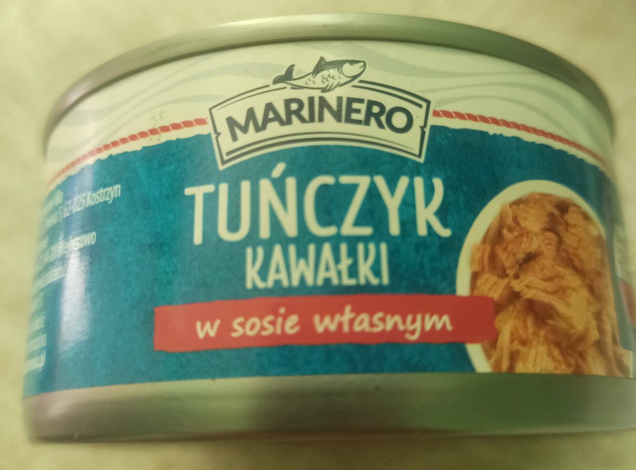 

Тунец кусковой в собственном соку Tunczyk kawalki 185g 130g