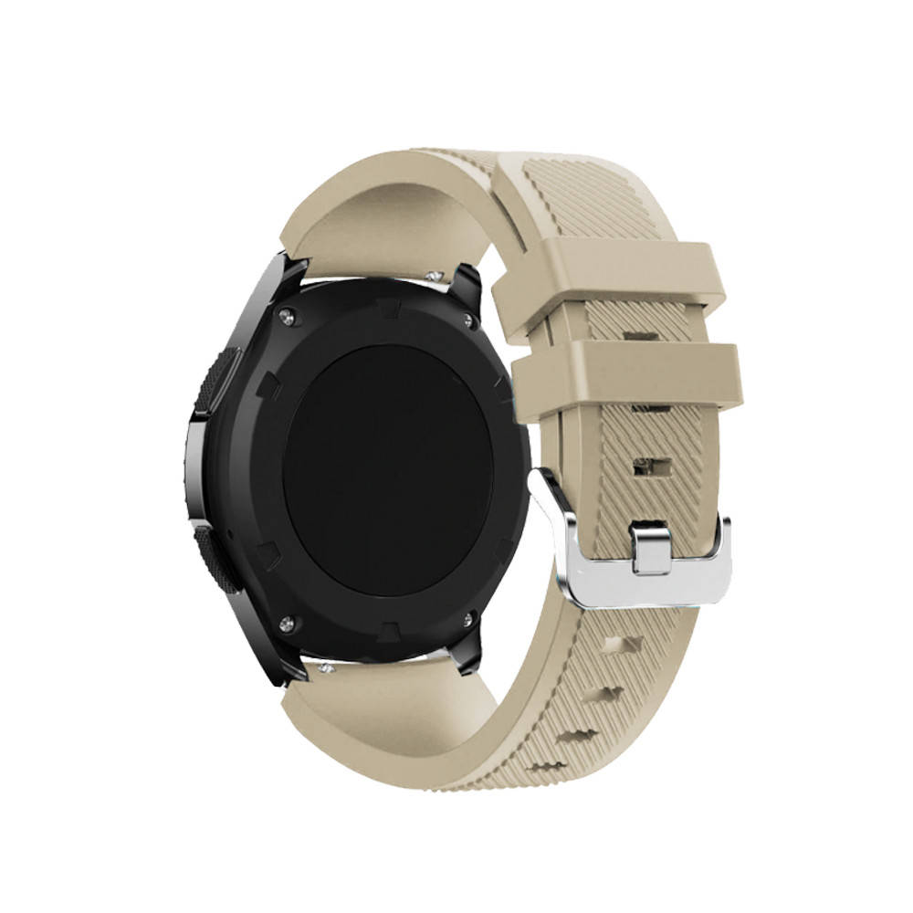

Ремешок для Amazfit GTR 47mm / GTR 2 / GTR 2e / GTR 3 / GTR 3 pro силиконовый Бежевый