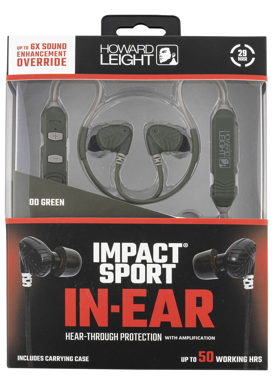 

Активные наушники Howard Impact Sport In-Ear Passive Hear Through Technology под Каску, Шолом!