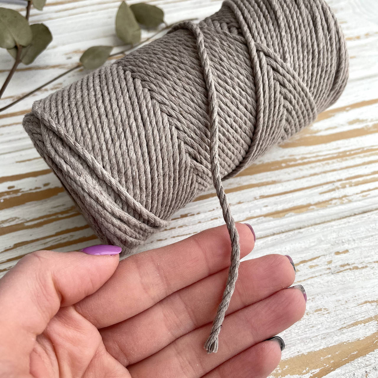 

Эко шнур Macrame Rope 2 mm, цвет Капучино