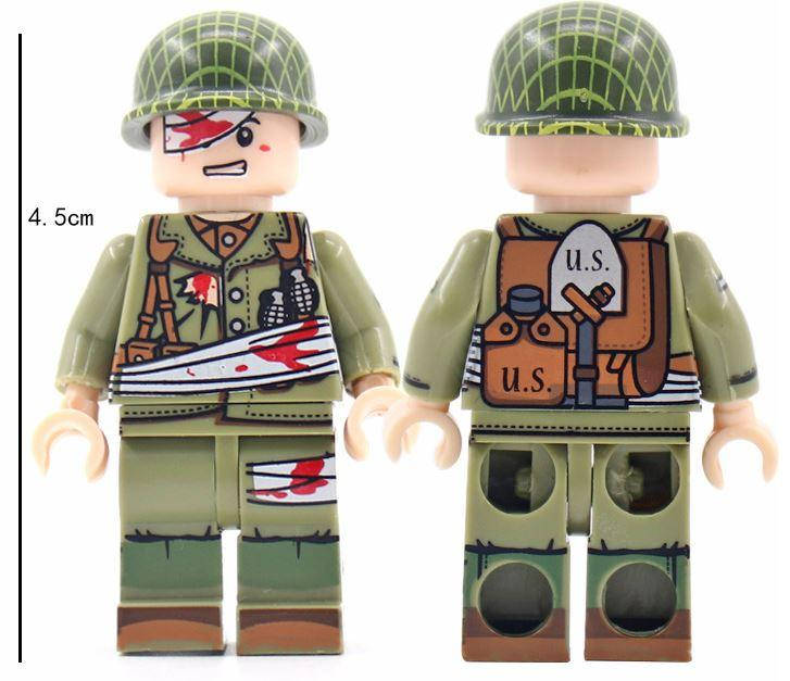 

Военные фигурки,Американский солдат 1шт, BrickArms