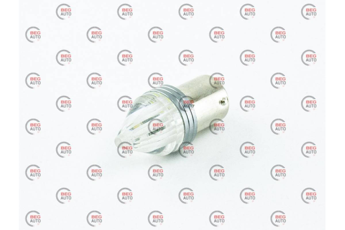 

Лампа светодиод А 12-21 WHITE 9 SMD 2835 линза CL конусная P