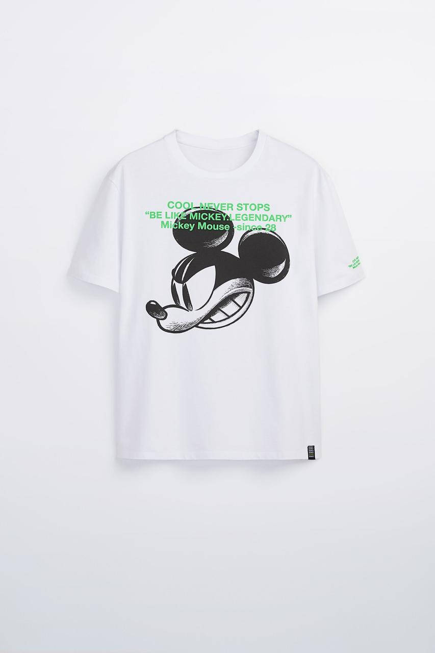 

Футболка с принтом и надписью Zara ©Disney