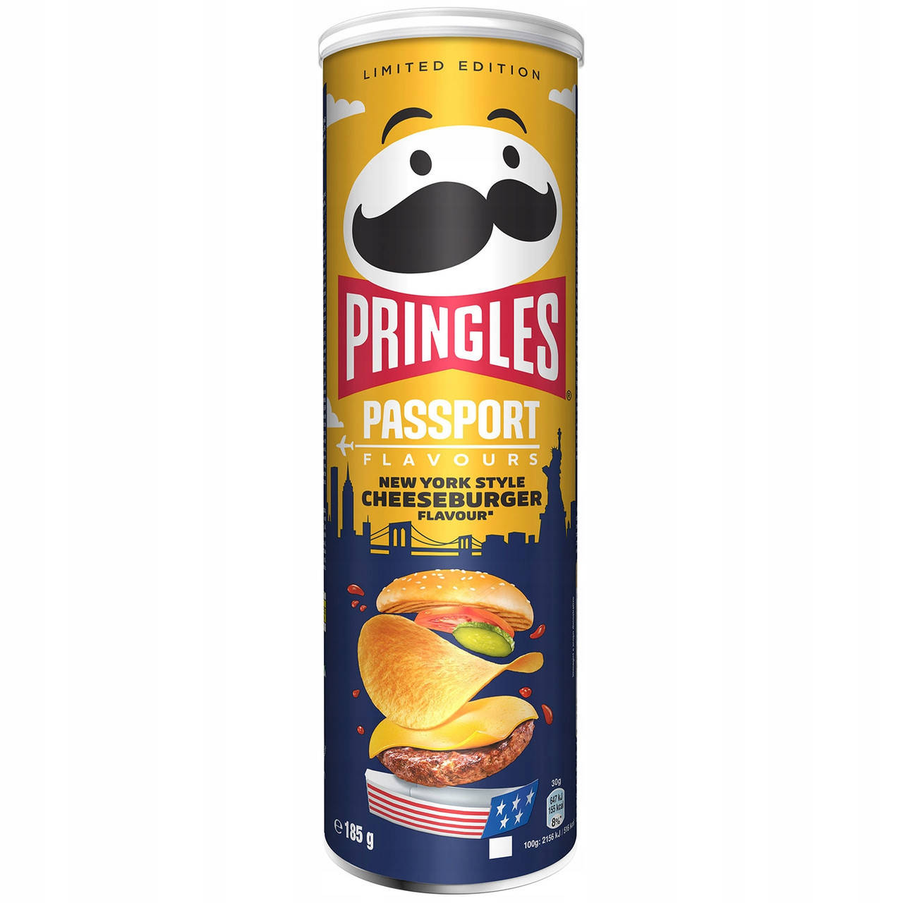 

Чипсы Принглс Pringles Passport New York Style Cheeseburger Чизбургер 185г