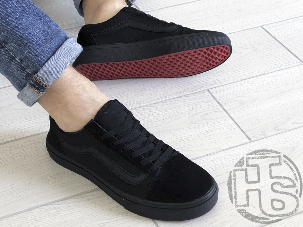 

Мужские кеды Vans Old Skool Total Black VN000D3HBKA 43, Черный