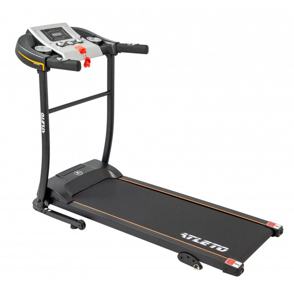 

Электрическая беговая дорожка atleto A9 для похудения складная для ходьбы компактная для дома, Черный