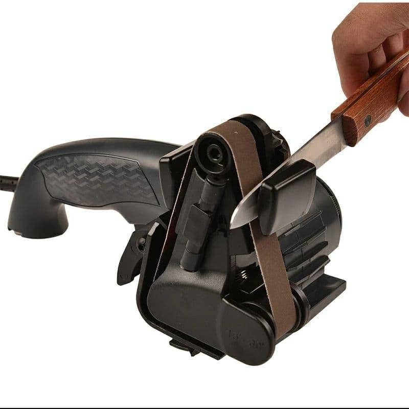 

Ручной мини гриндер электрический "ZEVOLTAGE ZL70W", электроточило для заточки ножниц, ножей, стамесок (70Вт)