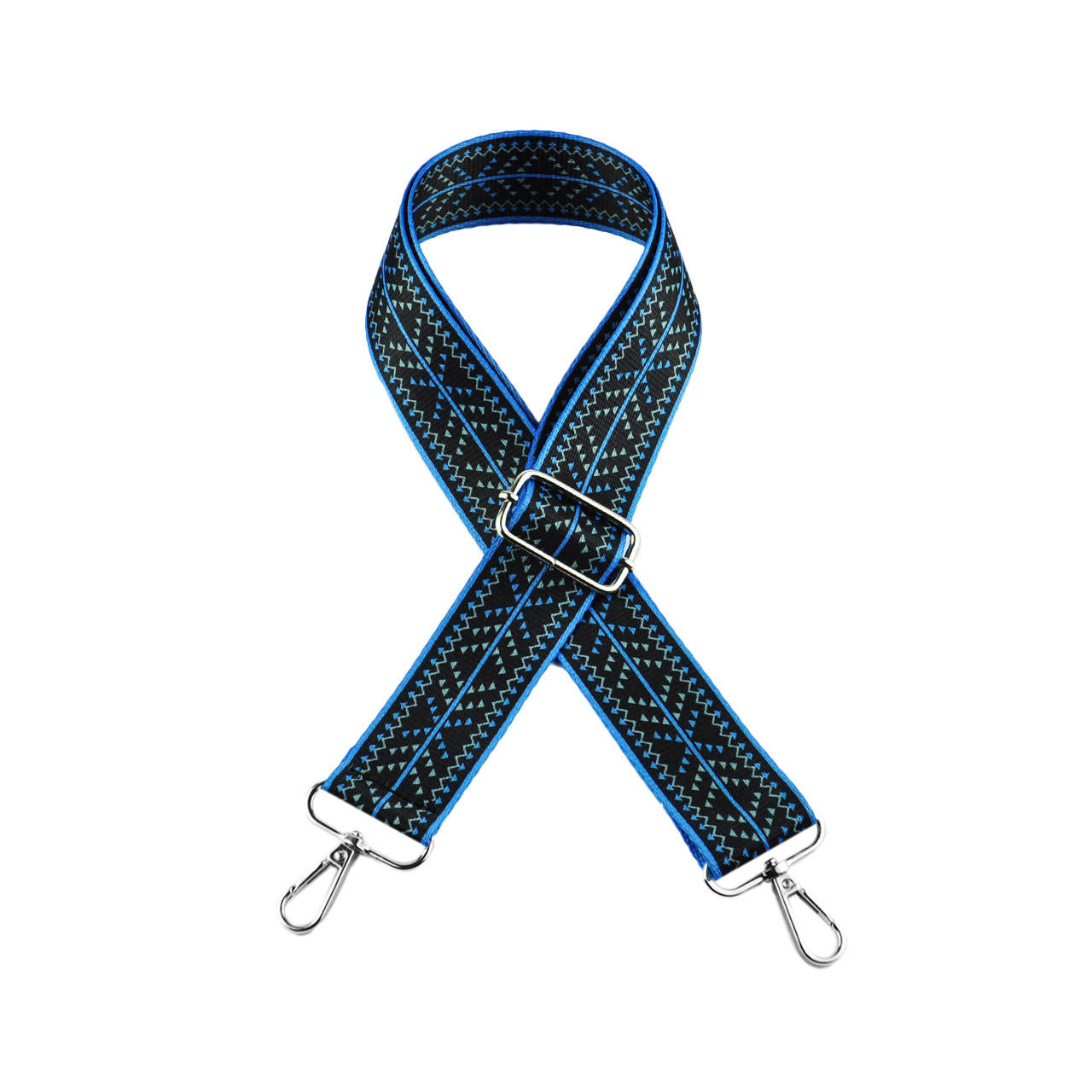 

Плечовий ремінь з орнаментом і карабінами для сумки 66-118 см (ширина 40 мм) №275