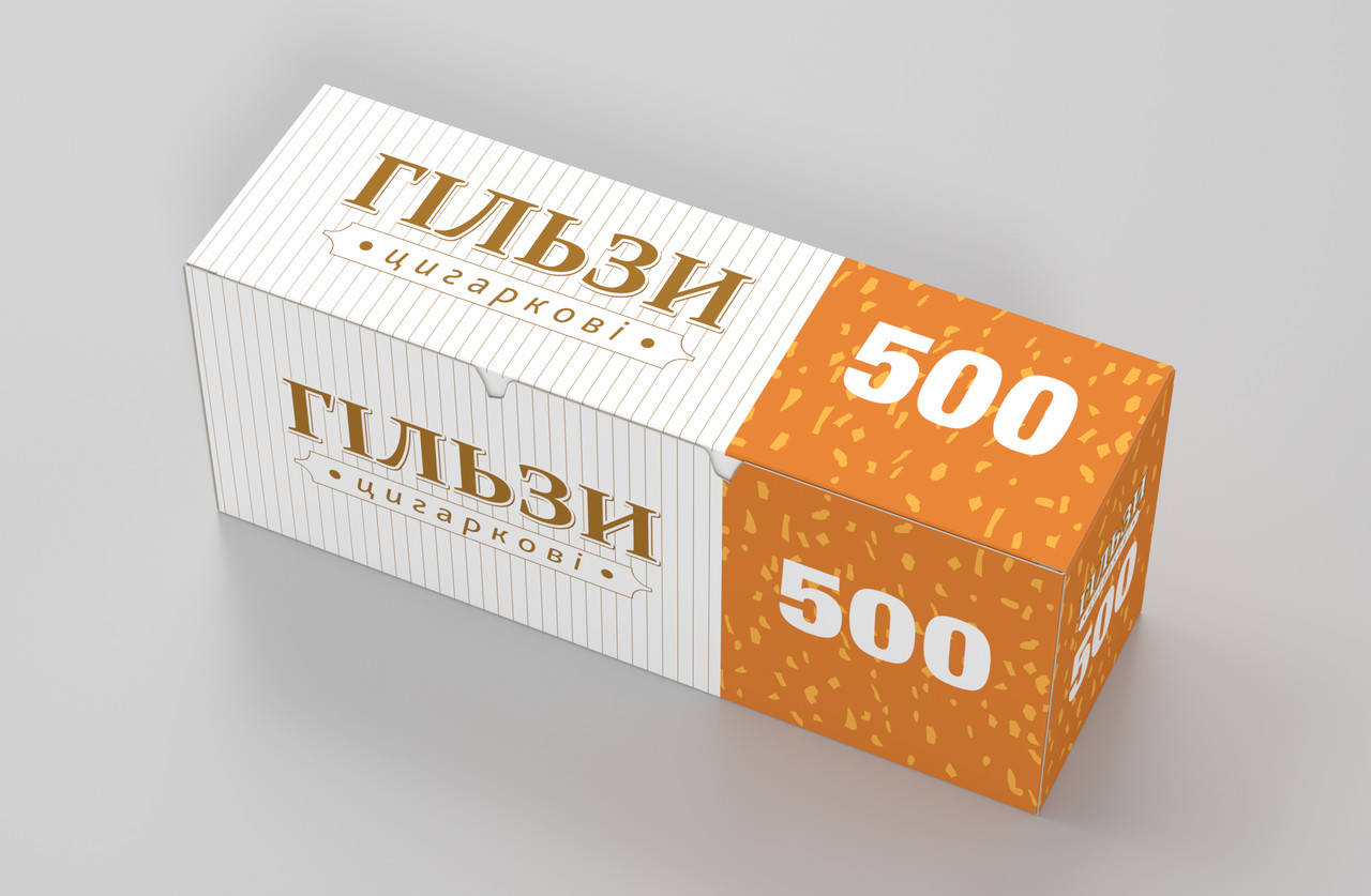 

Гильзы для набивки сигарет "Гільзи цигаркові" 500шт.