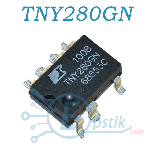 

TNY280GN, ШИМ-контроллер Low Power Off-line switcher, 132гКц, SMD7