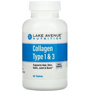 

Коллаген Lake Avenue Nutrition Collagen Type 1 & 3 (60 таблеток.)