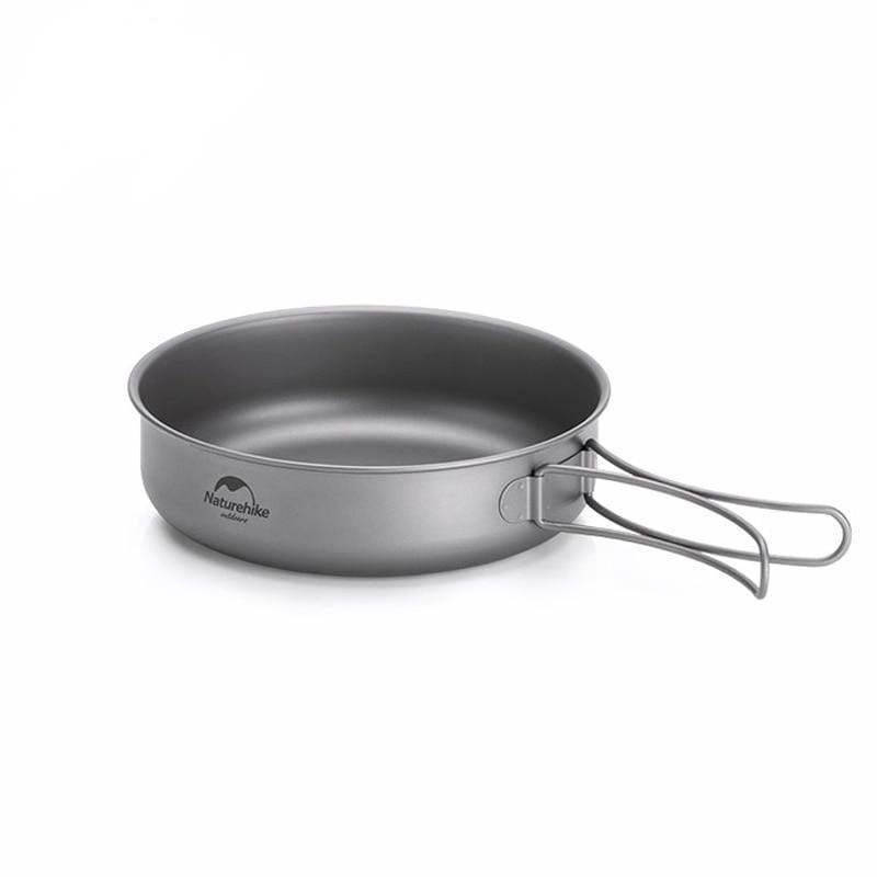 

Титанова сковорода Naturehike 150 мм NH18T020-B, Серый