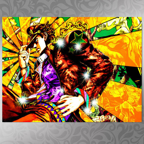 

Плакат Аниме JoJo's Bizarre Adventure 09