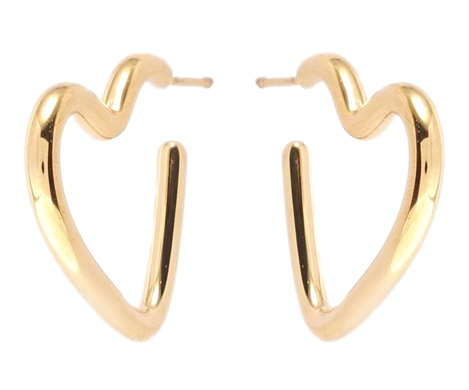 

Серьги Xuping JEAN GOUJON Позолота 14K игла серебро 925 гвоздики (пусеты) "Сердечки"