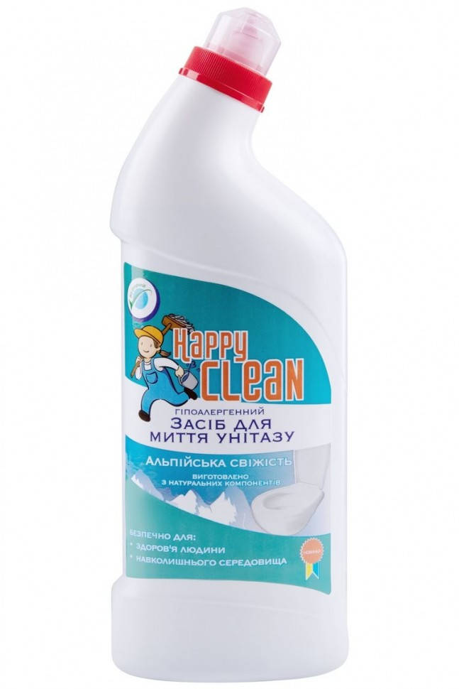 

Средство для мытья унитаза Happy Clean "Альпийская свежесть", 1 л