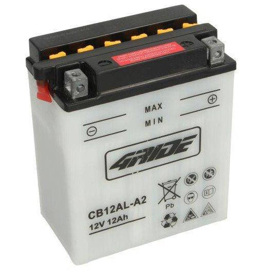 

CB12AL-A2 4RIDE Аккумулятор 136x82x162мм, 12В 12Ah 165А R+ (YB12AL-A2)