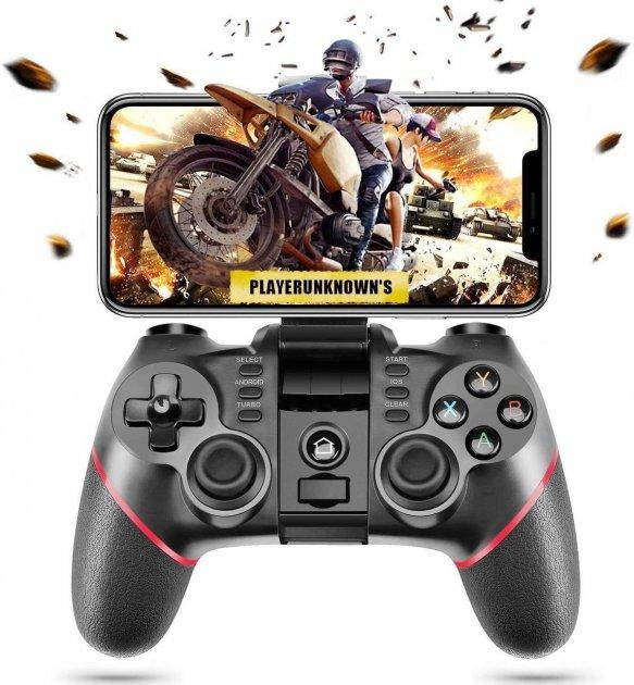 

Беспроводной джойстик Terios T6 Plus Bluetootht геймпад для PC iOS Android Smart TV Черный 196387