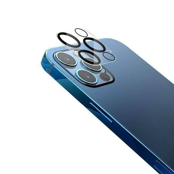 

Противоударное защитное стекло для камеры IPhone 12 Pro / защита для камеры айфон 12 про / 3D стекло на камеру, Прозрачный