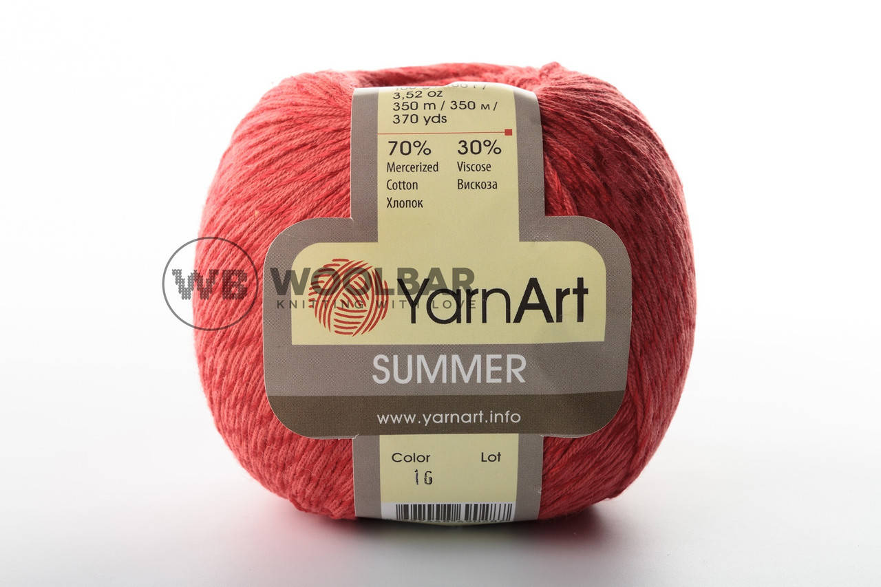 

Пряжа YarnArt Summer 16 красный