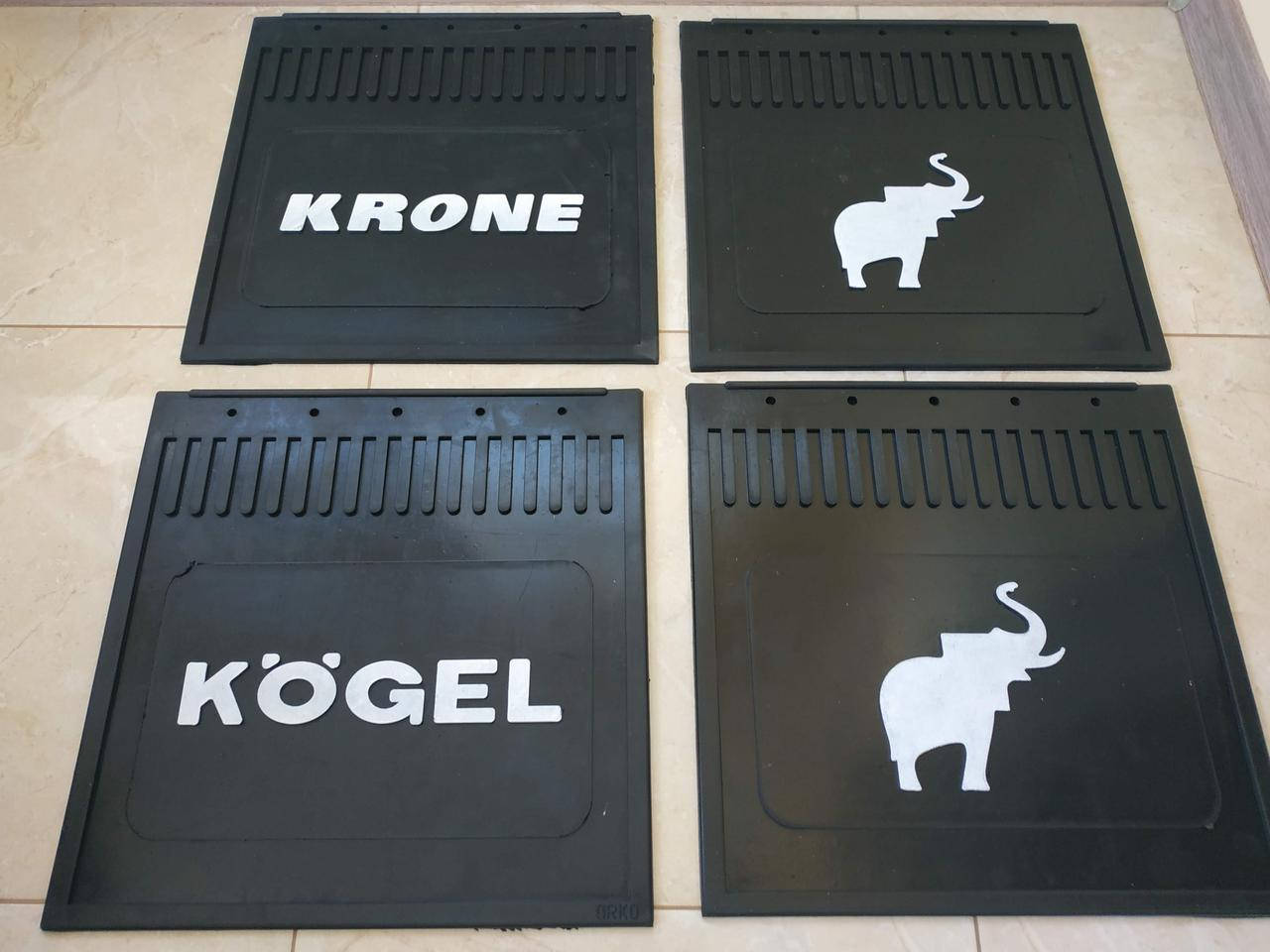 

Брызговик прицепа Krone Kogel Schmitz 400*400 мм Брызговики полуприцепа резиновые Крона Кегель Шмитц 40x40 см