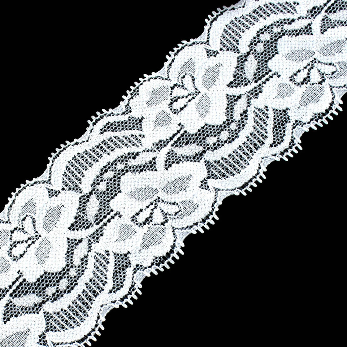 

Кружево стрейч Лия, ширина 5,3см (цена за 1м).Цвет - Айвори (заказ - кратно метру) (сп5нг-1682)