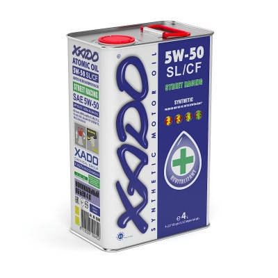

Синтетична олива 5W-50 SL/CF XADO Atomic Oil - 4л.