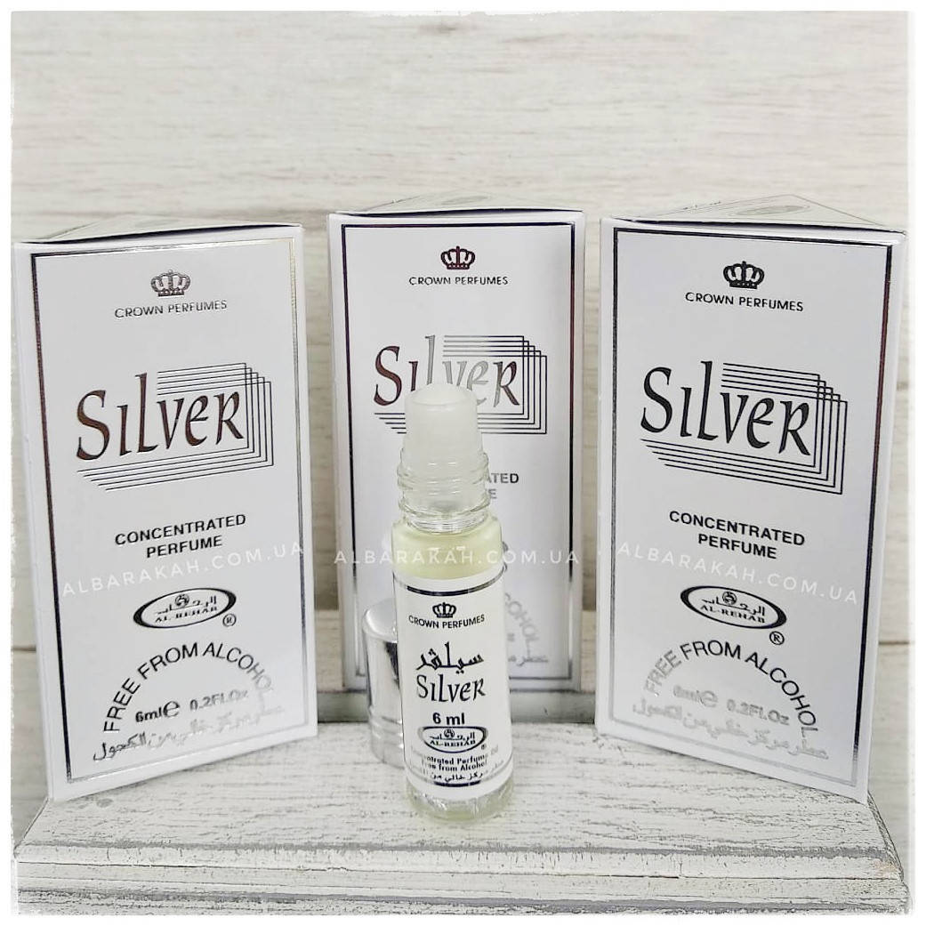 

Арабские масляные духи Silver Al Rehab ( Аль Рехаб) 6 мл