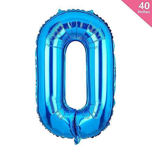 

Цифра Фольгированная Синяя (Синий) 100 см.(40") для надувания воздухом "Китай"- 0