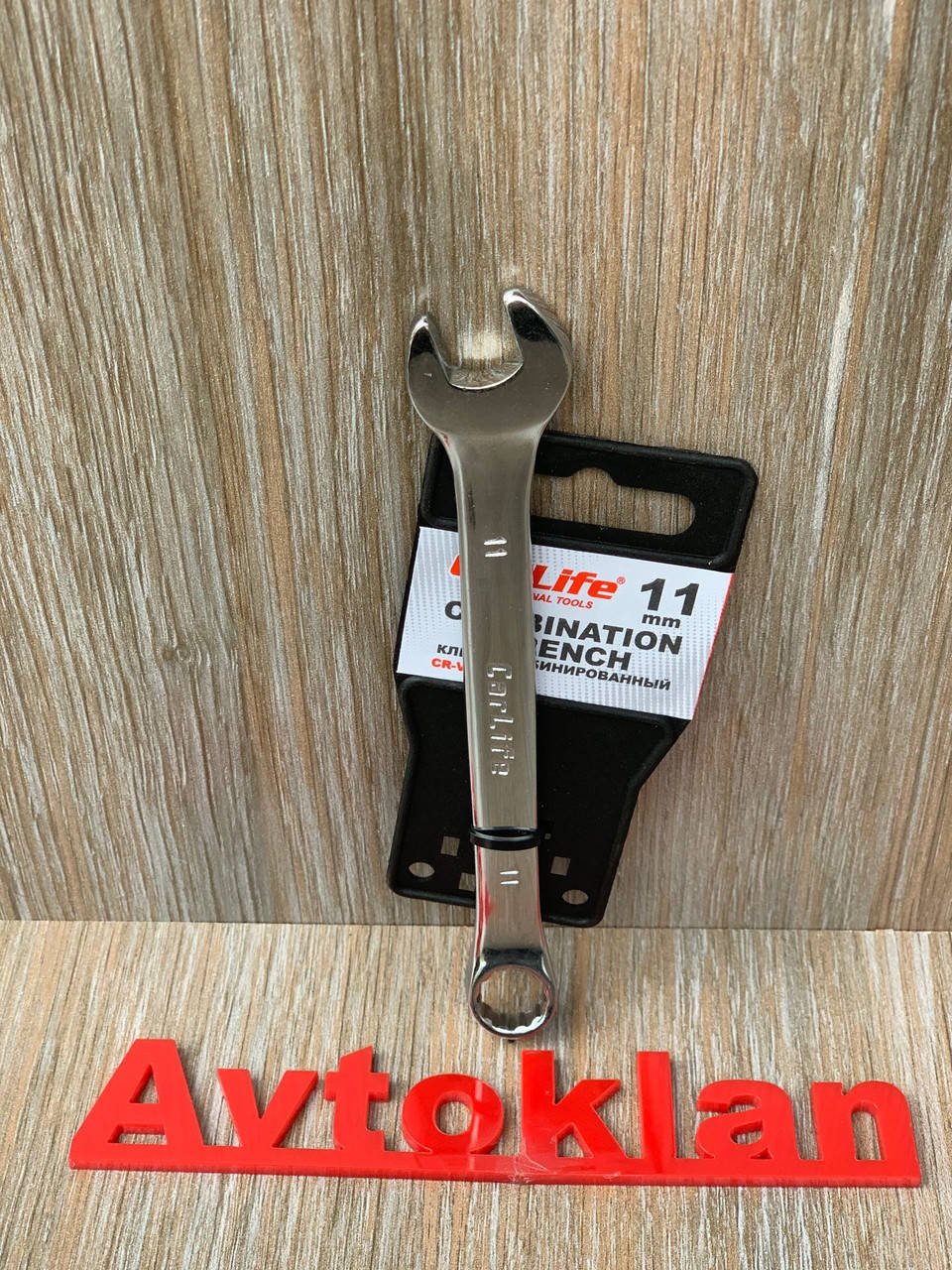 

Ключ рожково-накидной 11 мм CARLIFE Рожковый, гаечный ключ с кольцом CR-V WR4011