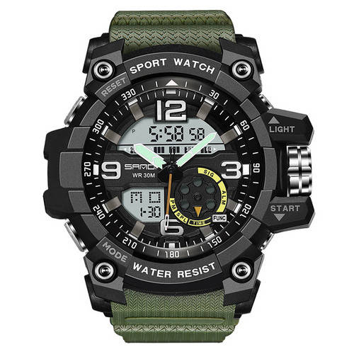

Часы Мужские Sanda 759 Green-Black