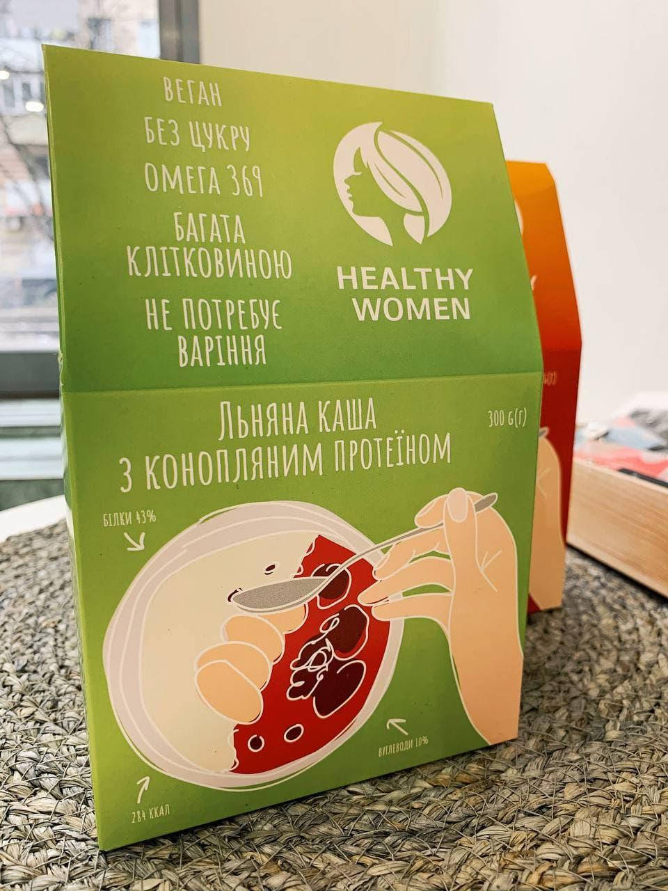 

Льняная каша с конопляным протеином Healthy Women 300 г