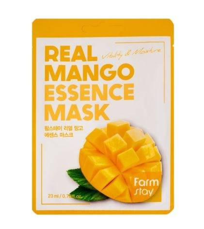 

Тканевая маска для лица увлажняющая FarmStay Real Mango с экстрактом манго 23 мл