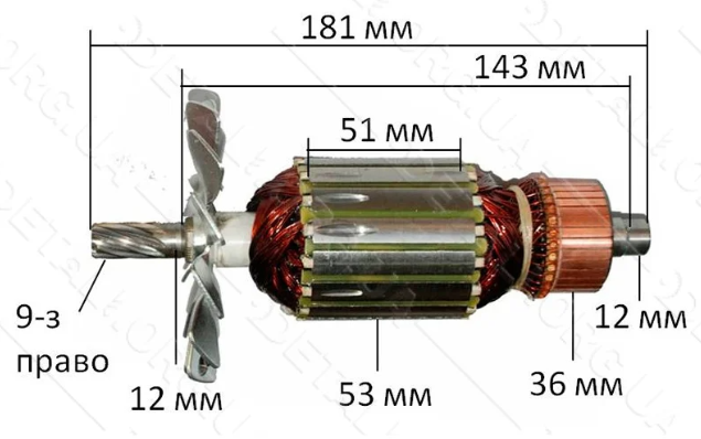 

Якорь пилы торцовочной JET