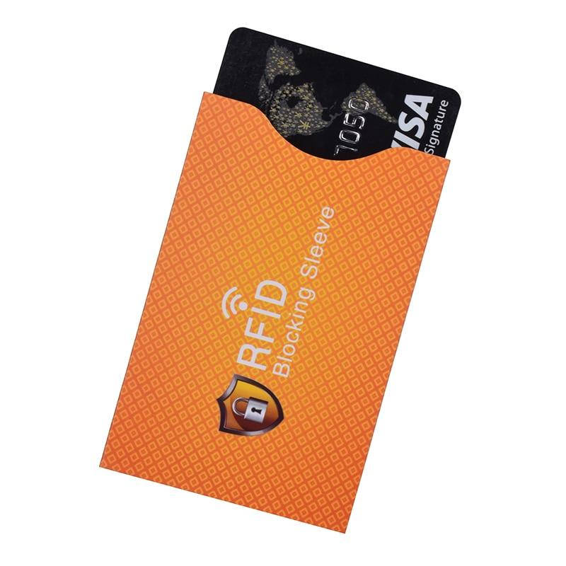 

Визитница RFID чехол для кредитных банковских карт с защитой от сканирования Оранжевый 1 шт. Візитниця чохол