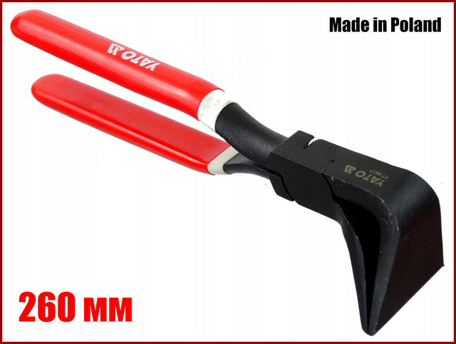 

Клещи кровельные изогнутые 260 мм Yato YT-5417