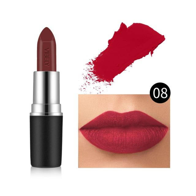 

Матовая губная помада Vibely Velvet Matte Lipstick #08, 8г