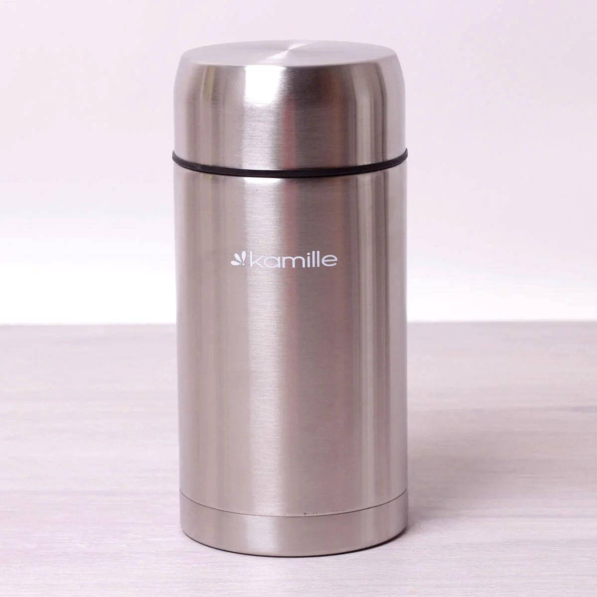 

Термос пищевой Kamille 1000 мл из нержавеющей стали КМ-2062, Серебристый